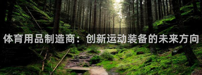 熊猫体育官网下载平台是正规平台吗:体育用品制造商:创新运动装